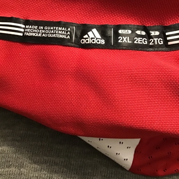 Adidas Wisconsin Badgers unisex jersey Sz 2XL - Picture 4 of 9